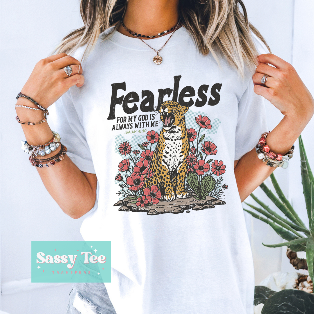 FEARLESS FOR GOD ALWAYS WITH ME **Preorder/Restock Ships in 5-10 biz days**