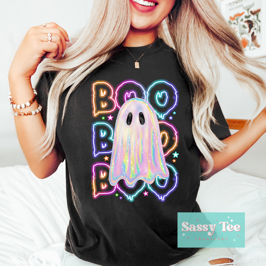 BOO BRIGHT COLORS PASTEL GHOST