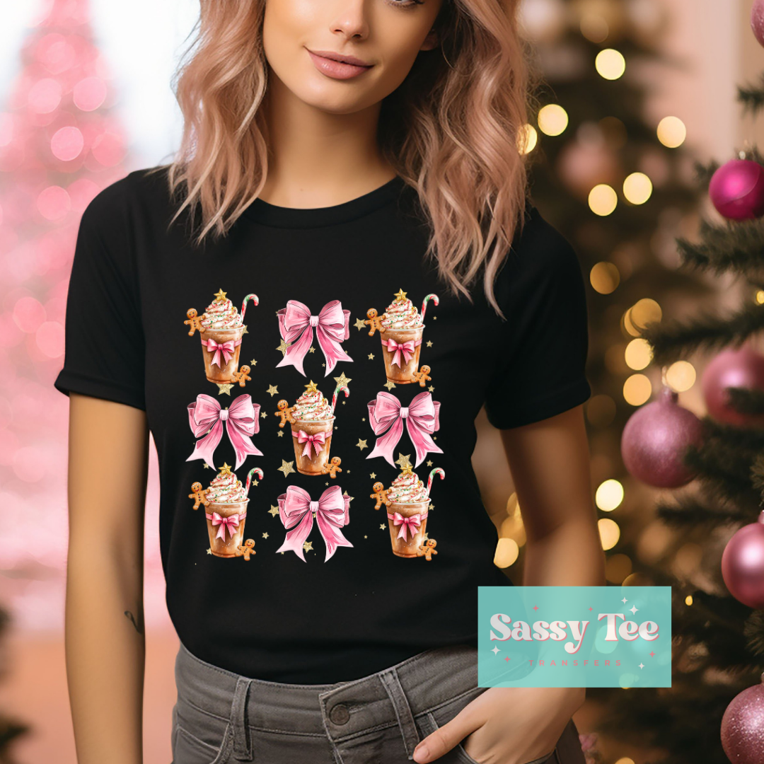 CHRISTMAS COFFEE COQUETTE PINK