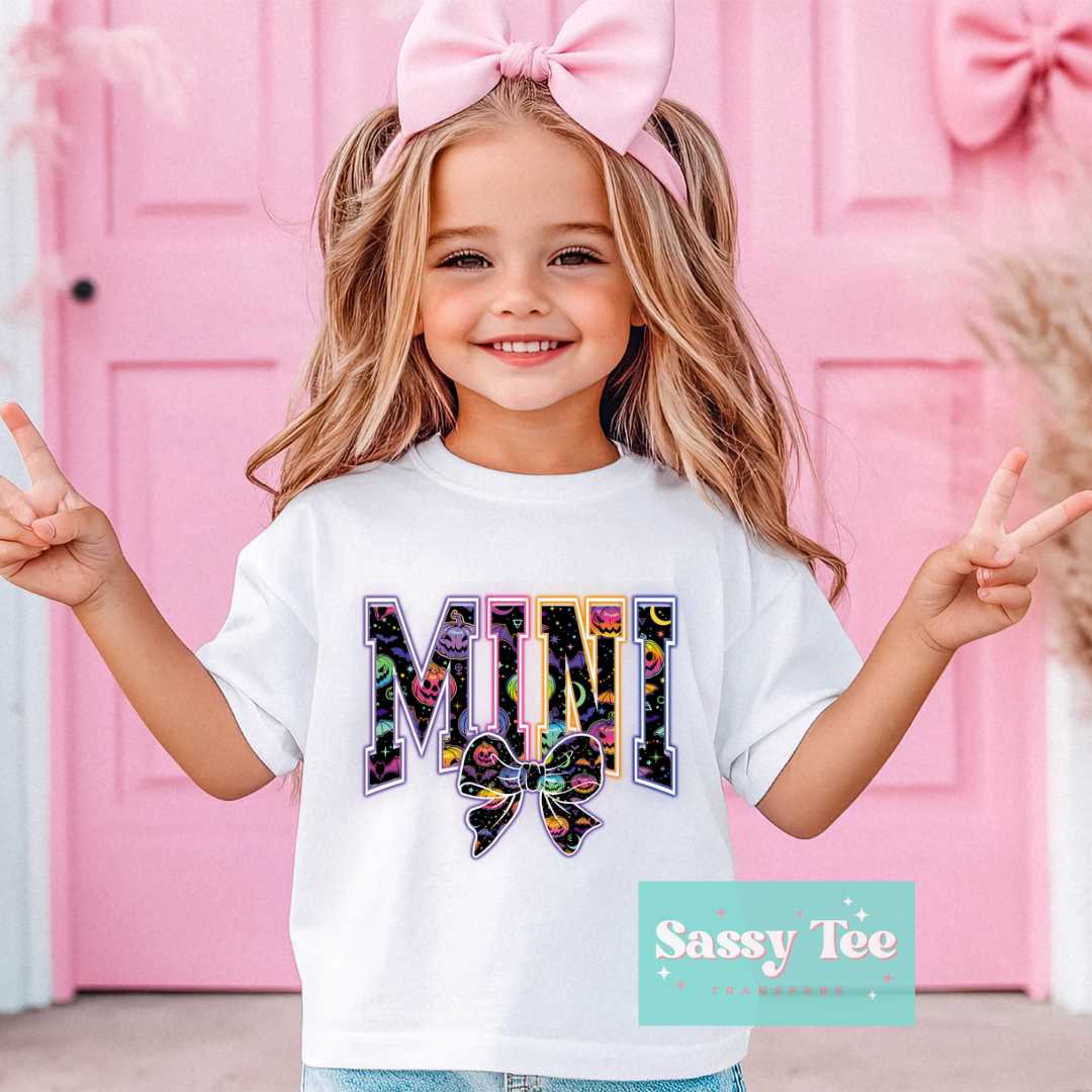 MINI BLACK HALLOWEEN BOW **Preorder/Restock Ships in 5-10 biz days**