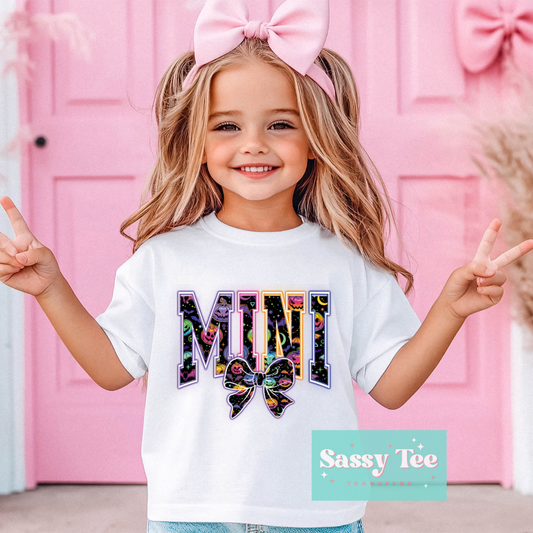 MINI BLACK HALLOWEEN BOW