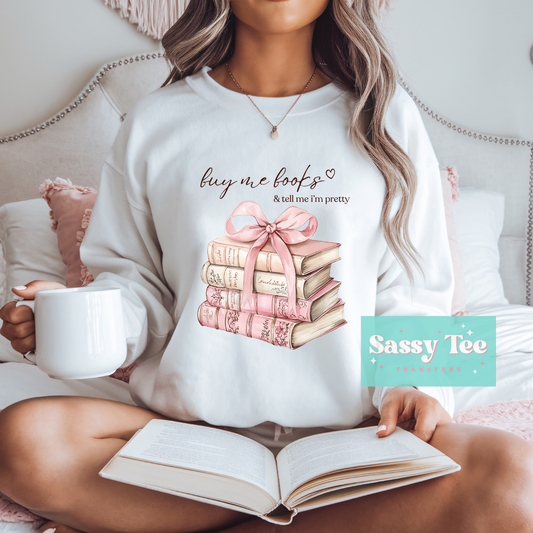 BUY ME BOOKS PRETTY PINK BOW **Preorder Ships in 5-10 biz days**