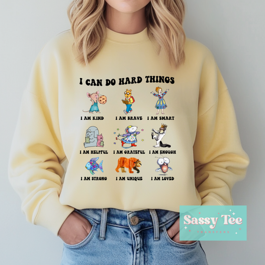 I CAN DO HARD THINGS AFFIRMATIONS **Preorder Ships in 5-10 biz days**