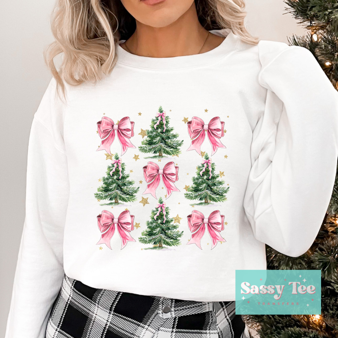 CHRISTMAS TREE PINK BOW COQUETTE **Preorder Restock Ships in Est. 5-10 biz days**