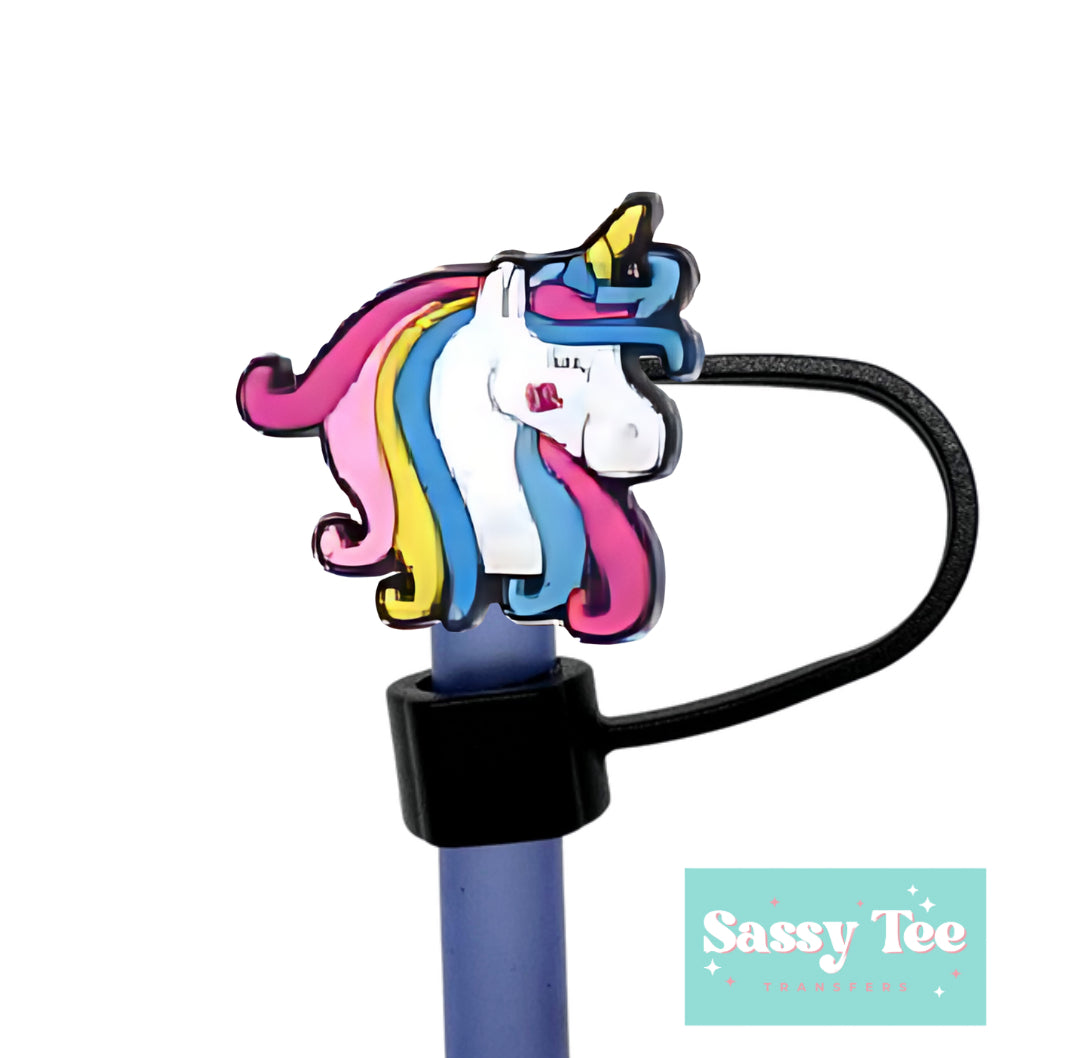 UNICORN STRAW TOPPER