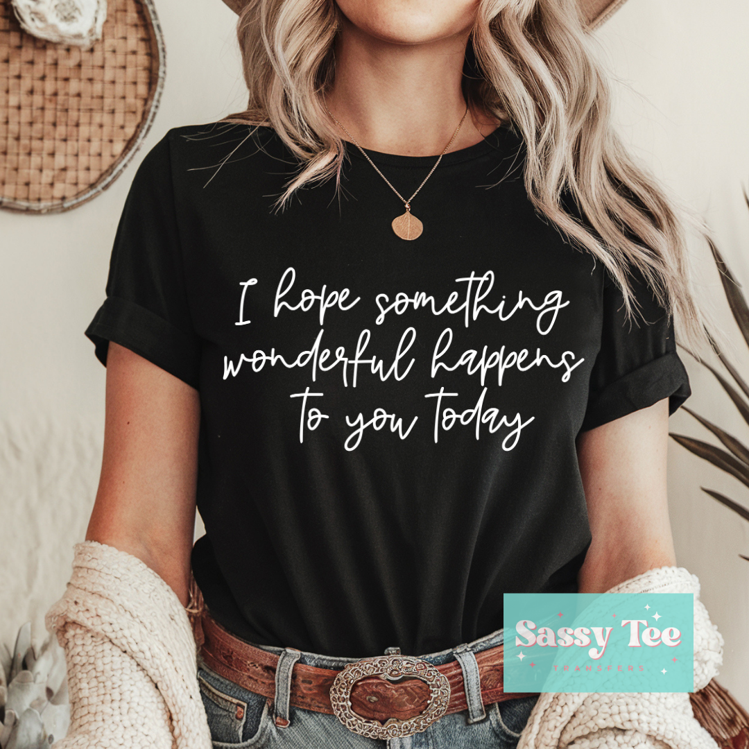 I HOPE SOMETHING WONDERFUL HAPPENS **Preorder/Restock Ships in 5-10 biz days**