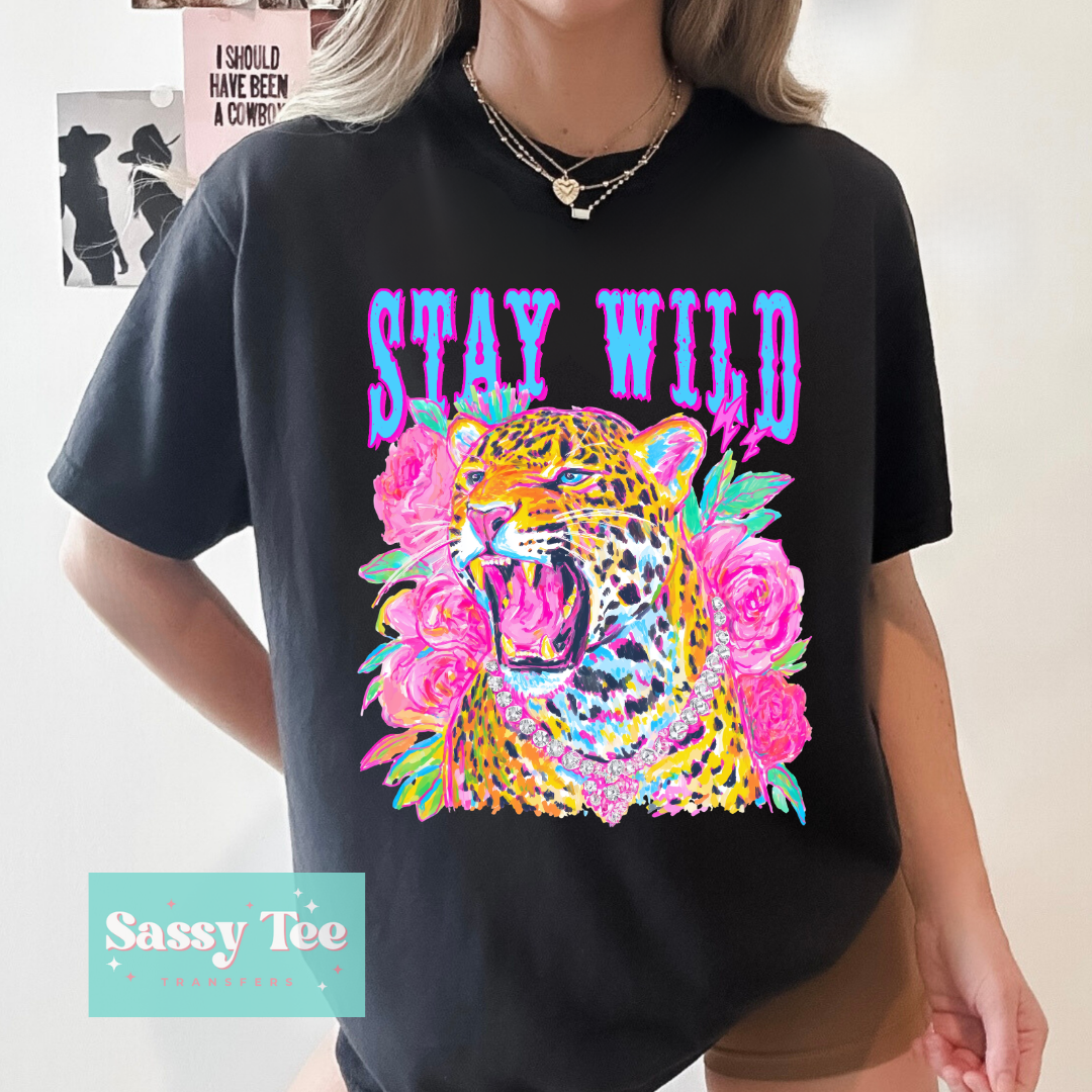 STAY WILD RIGHT LEOPARD **Preorder/Restock Ships in 5-10 biz days**