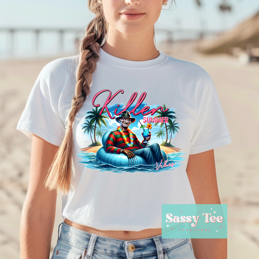 KILLER SUMMER FREDDIE HORROR NEON