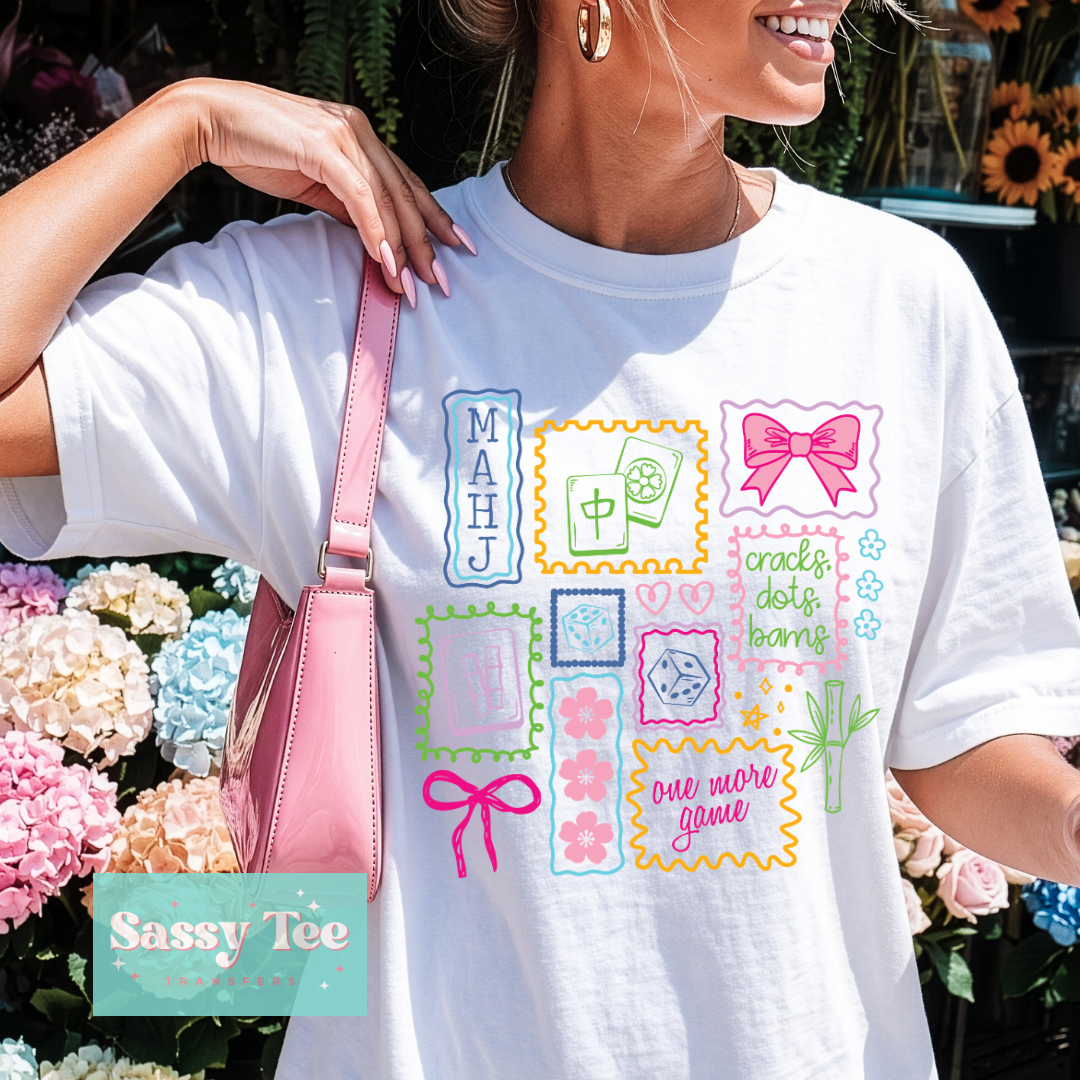 MAHJONG FRAMES BOWS **Preorder/Restock Ships in 5-10 biz days**