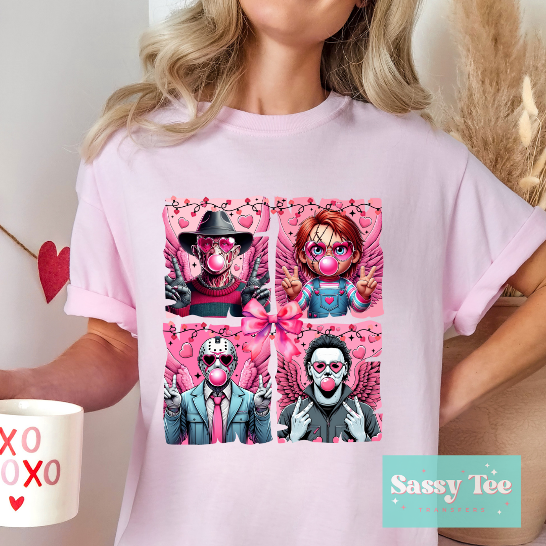 HORROR MOVIE BUBBLEGUM RETRO COQUETTE PINK