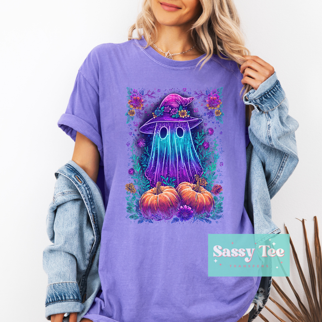 BRIGHT GHOST FLOWERS PURPLE PINK BLUE **Preorder/Restock Ships in 5-10 biz days**