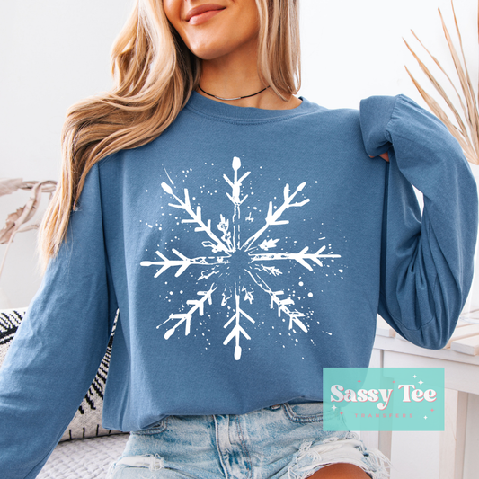 SNOWFLAKE WHITE DISTRESSED **Preorder/Restock Ships in Est. 5-10 biz days**