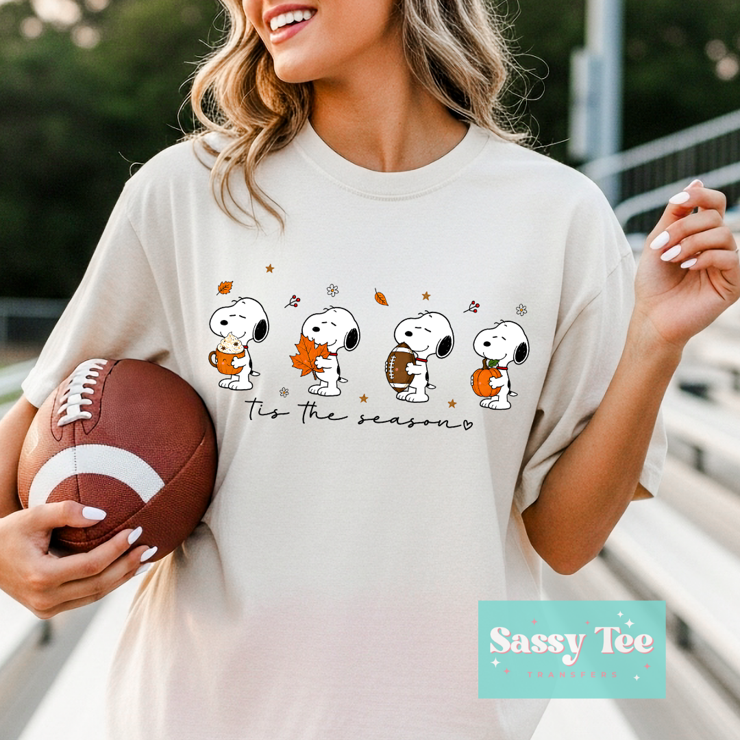 TIS THE SEASON SNOOP LEAF FOOTBALL **Preorder/Restock Ships in 5-10 biz days**
