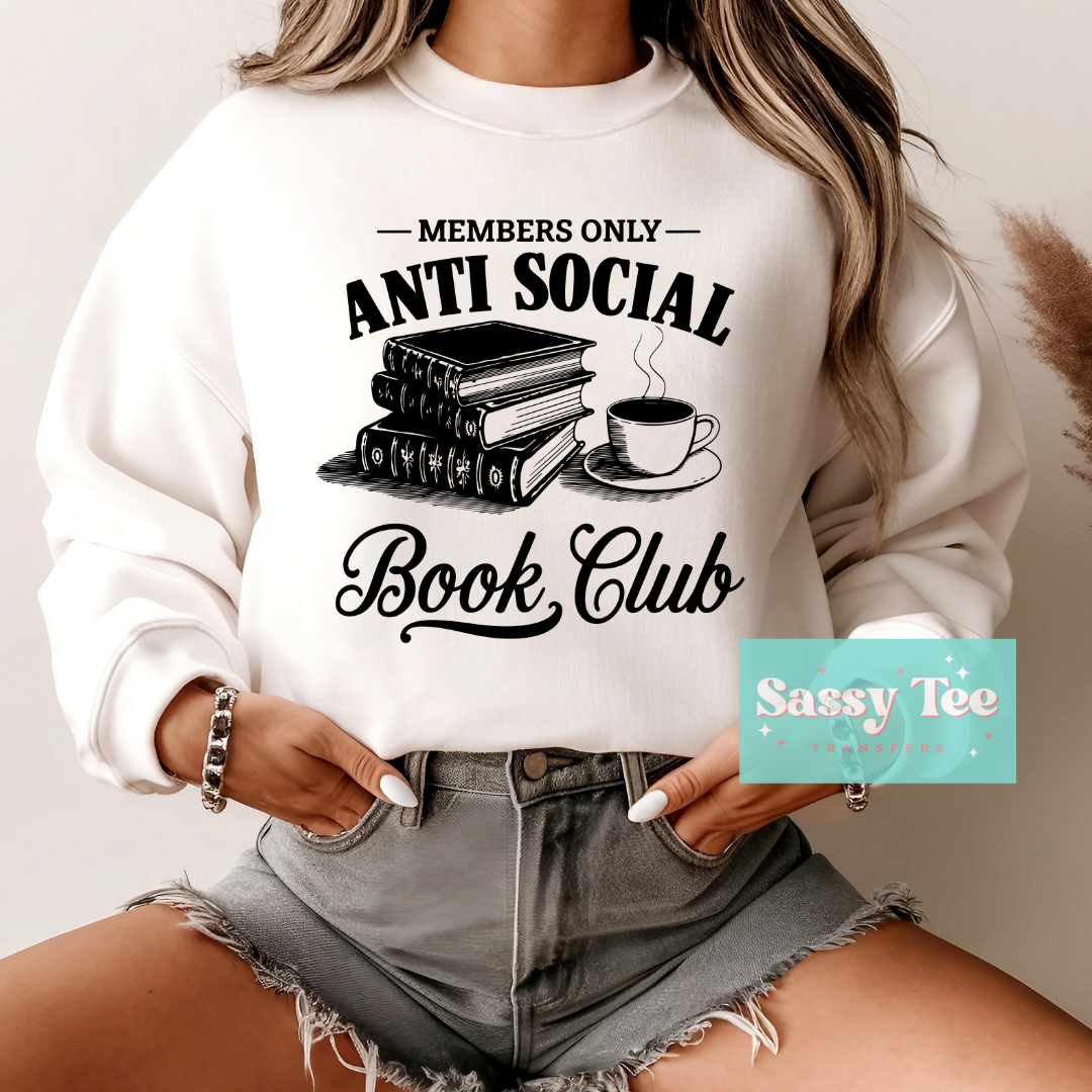 ANTI SOCIAL BOOK CLUB MEMBERS ONLY **Preorder Ships in 5-10 biz days**