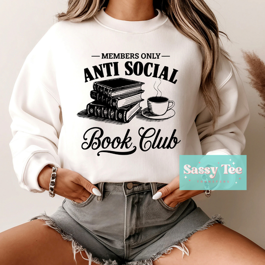 ANTI SOCIAL BOOK CLUB MEMBERS ONLY **Preorder Ships in 5-10 biz days**
