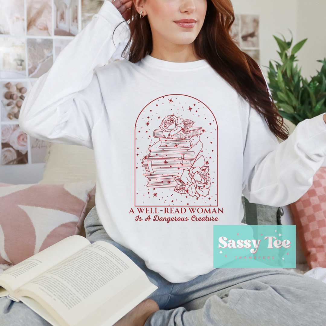 A WELL-READ WOMAN RED