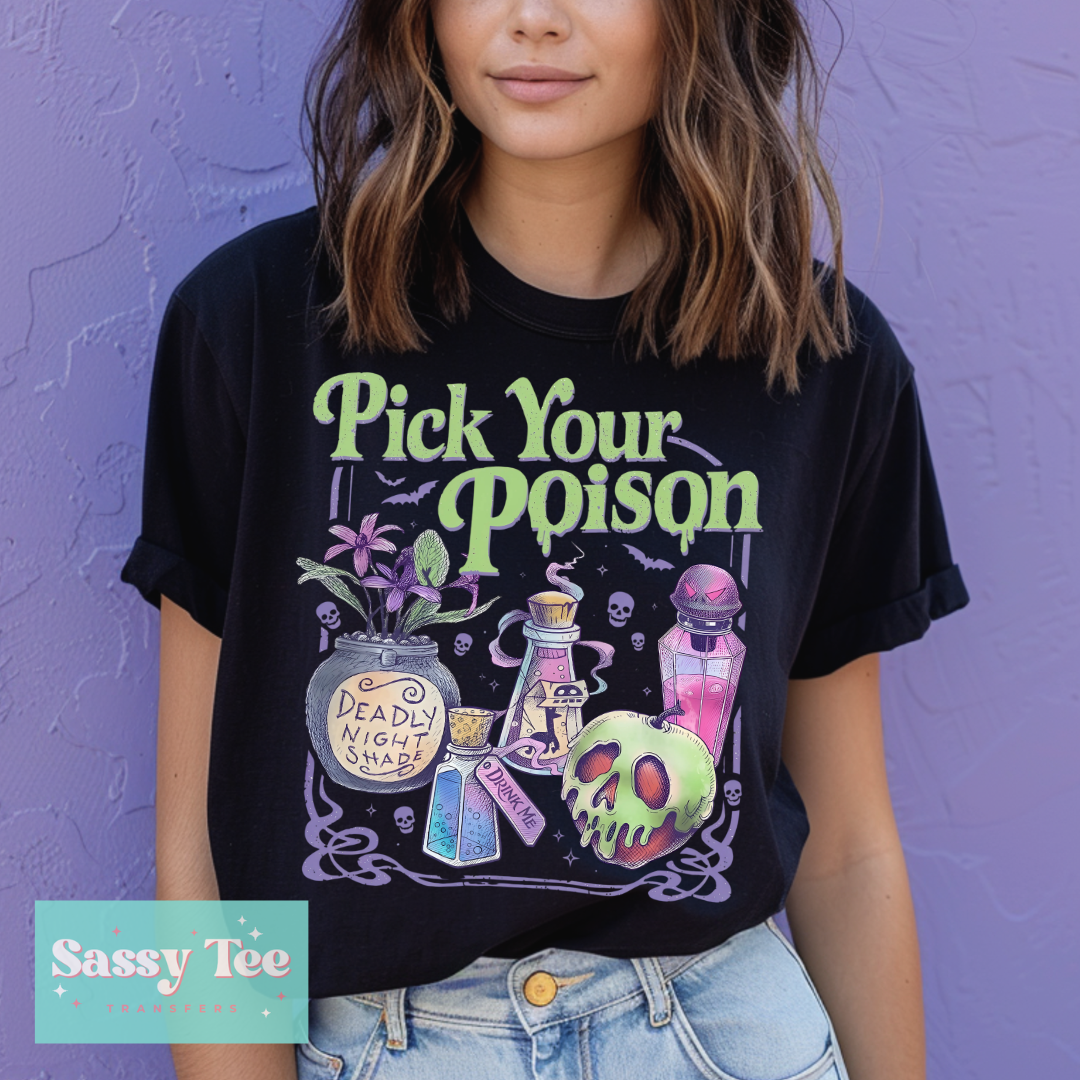 PICK YOUR POISON GREEN PURPLE **Preorder/Restock Ships in 5-10 biz days**