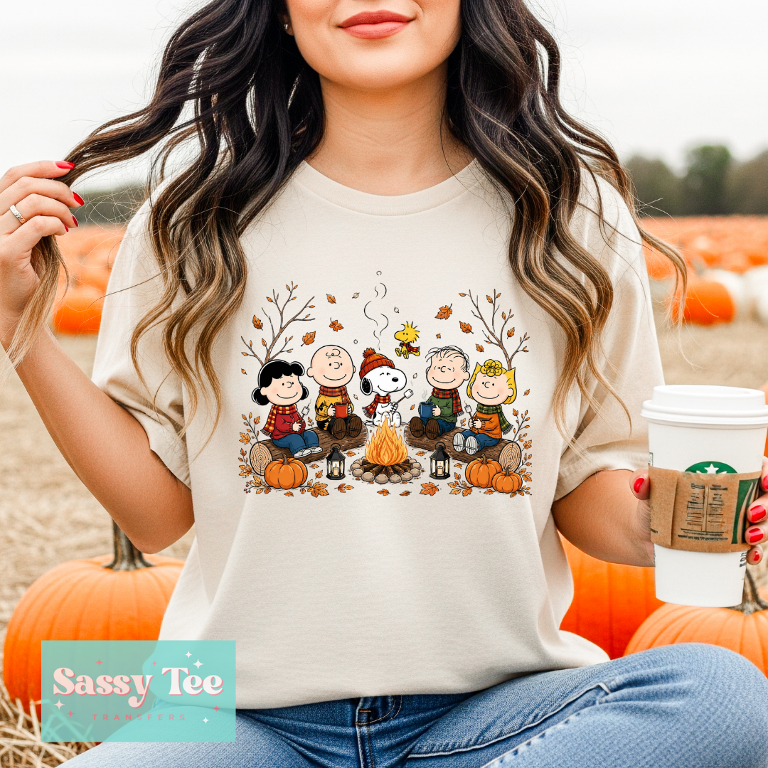 SNOOP FRIENDS CAMPFIRE AUTUMN FALL **Preorder/Restock Ships in 5-10 biz days**