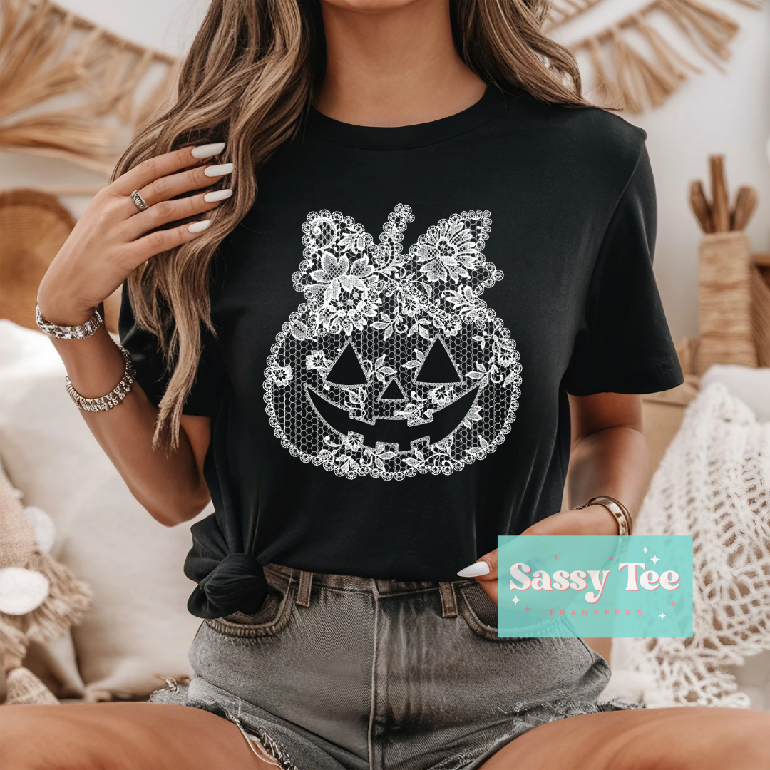 LACE WHITE PUMPKIN **Preorder/Restock Ships in 5-10 biz days**