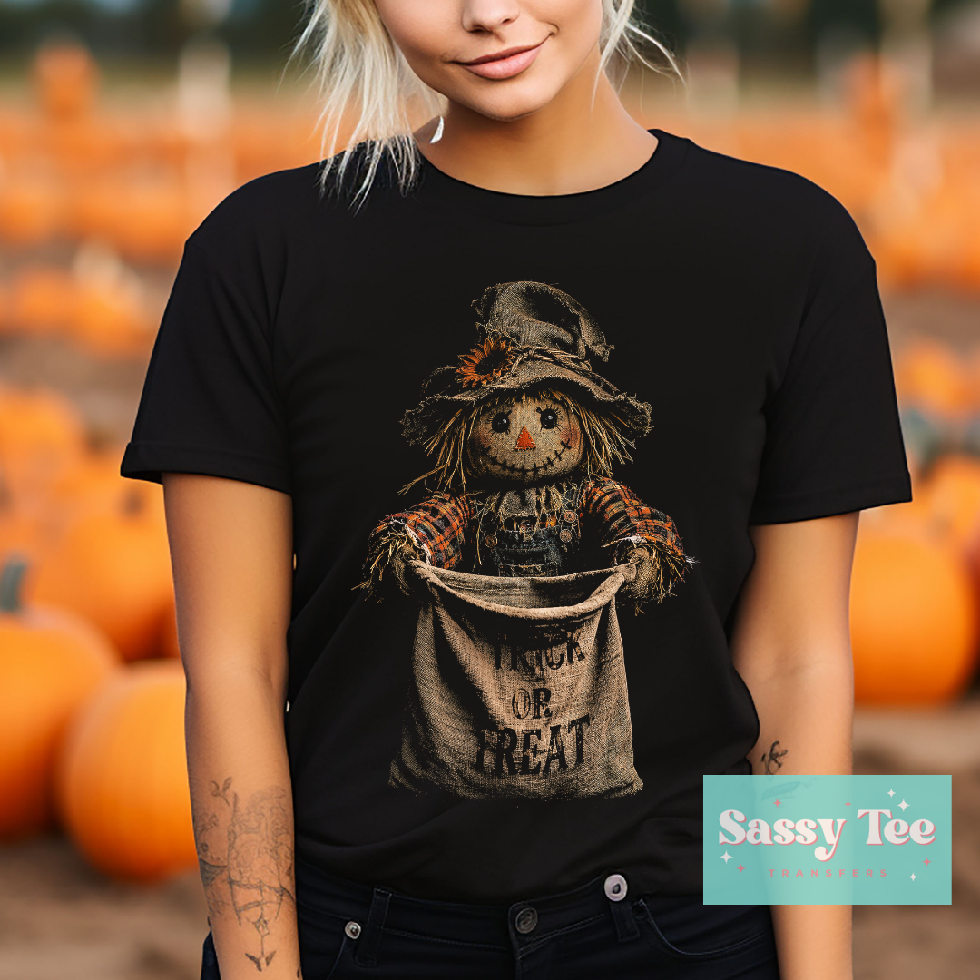 TRICK OR TREAT SCARECROW For Darker Colors **Preorder/Restock Ships in 5-10 biz days**