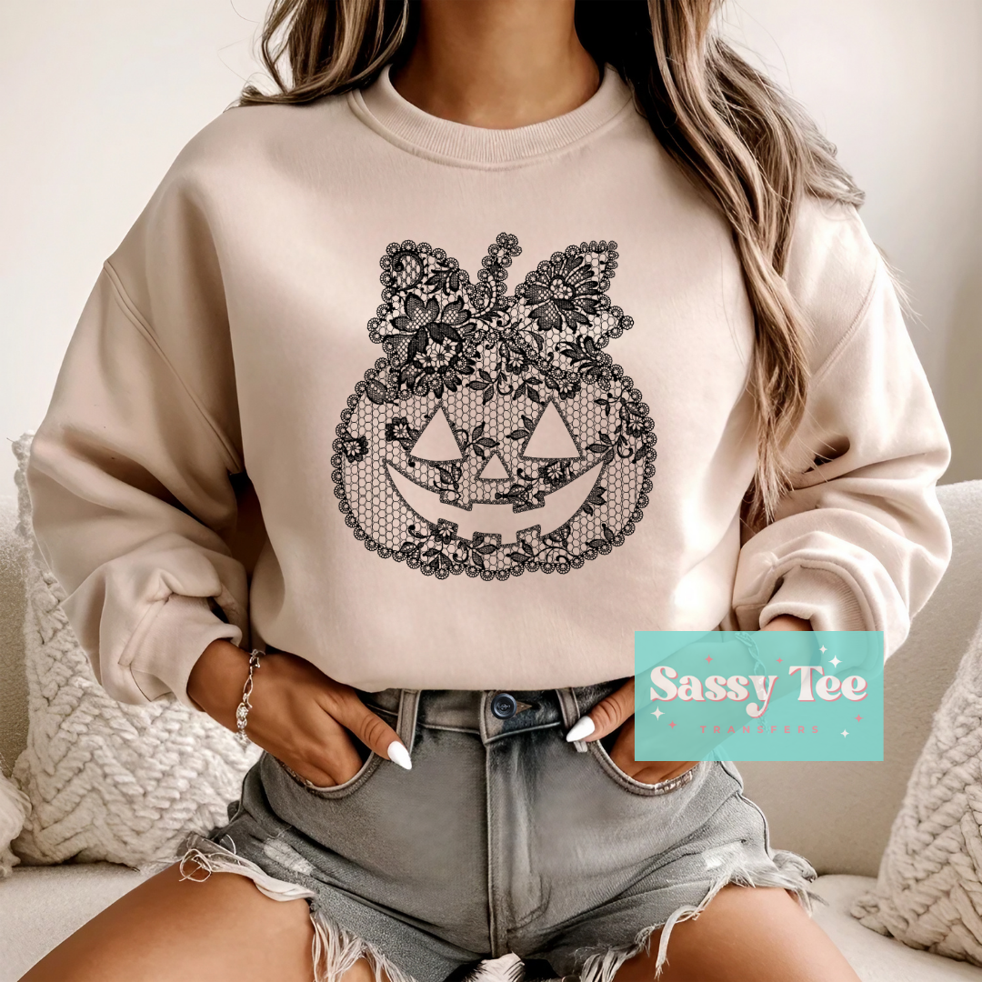 LACE BLACK PUMPKIN **Preorder/Restock Ships in 5-10 biz days**