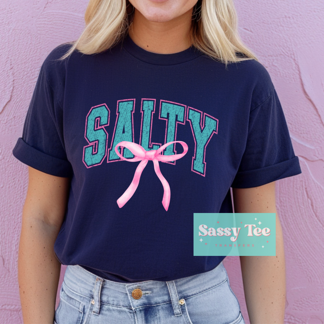 SALTY COQUETTE PINK BOW