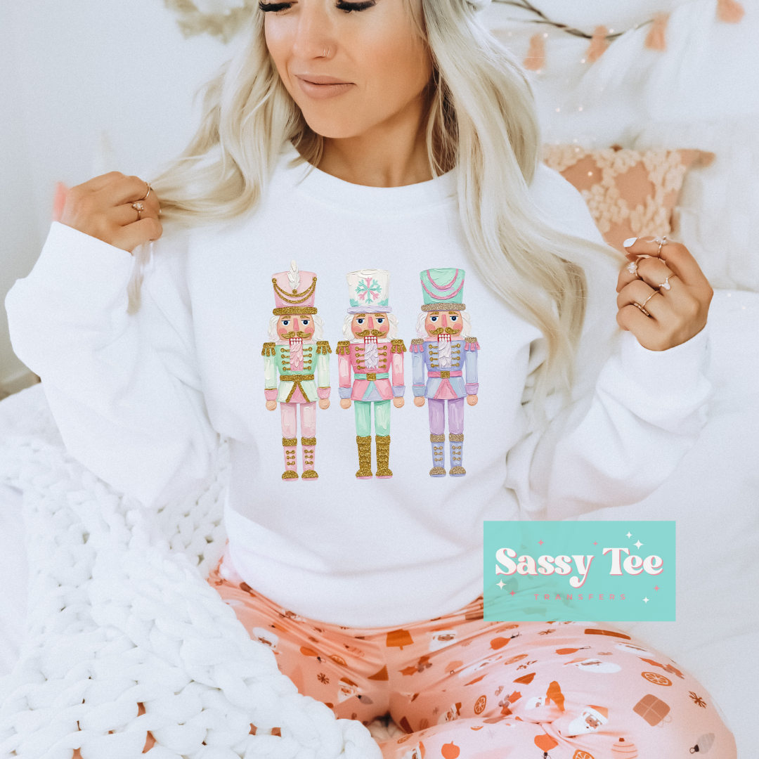 PASTEL NUTCRACKERS CHRISTMAS **Preorder/Restock Ships in 5-10 biz days**