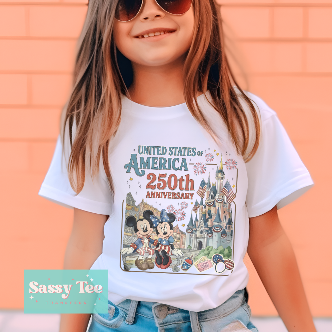 UNITED STATES 250TH CASTLE Kids **Preorder/Restock Ships in 5-10 biz days**