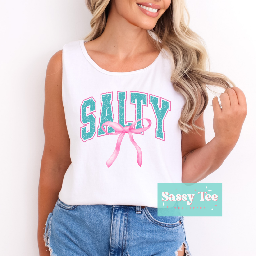SALTY COQUETTE PINK BOW