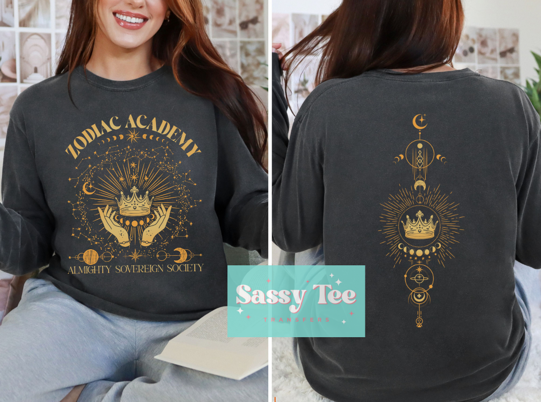 ZODIAC ACADEMY Front/Back Options *Preorder Ships in 5-8 biz days*