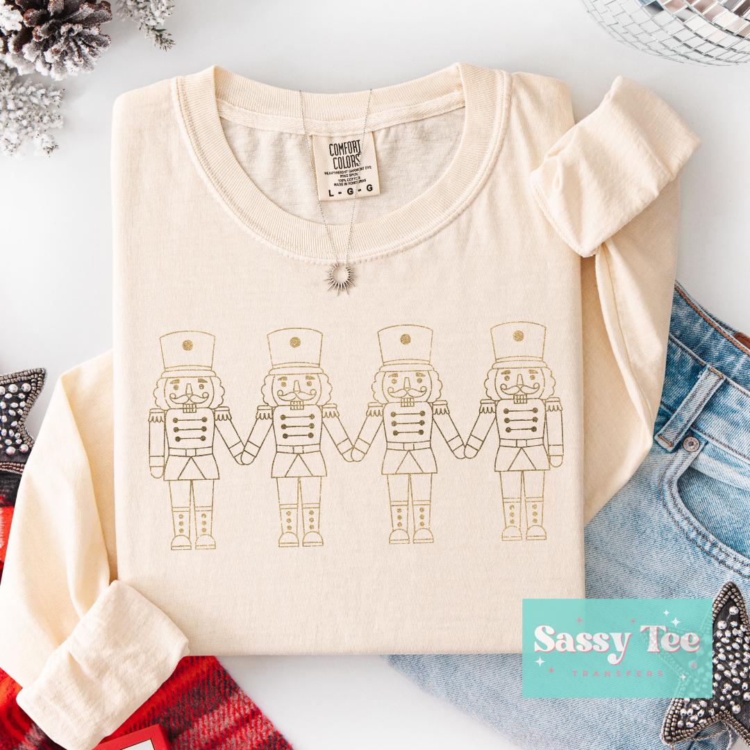 GOLD NUTCRACKERS CHRISTMAS **Preorder/Restock Ships in 5-10 biz days**