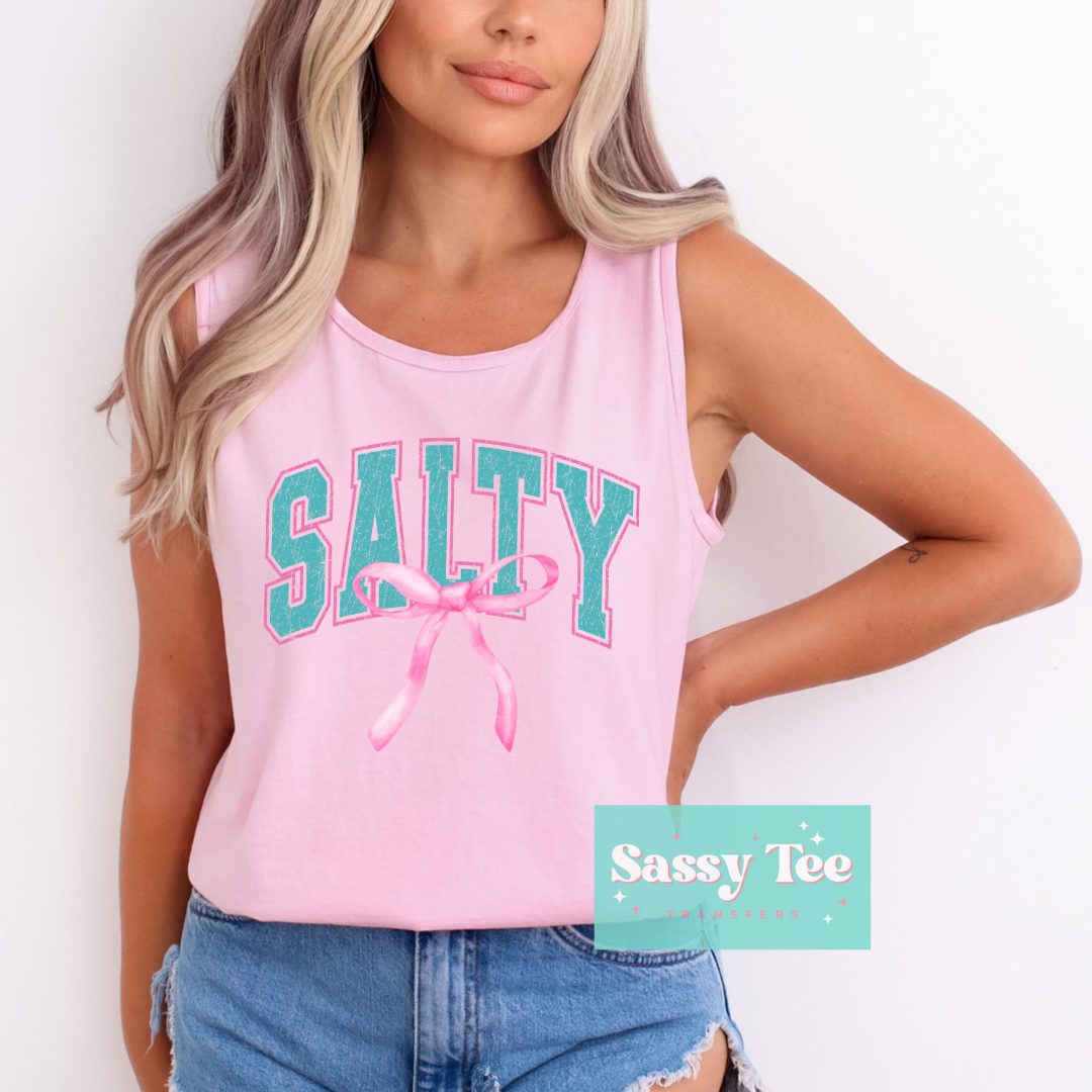 SALTY COQUETTE PINK BOW