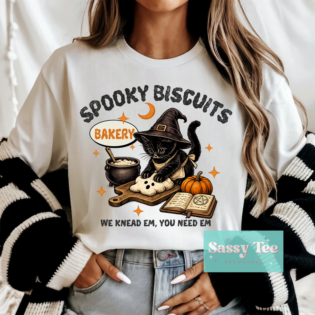 SPOOKY BISCUITS BAKERY CAT VINTAGE **Preorder/Restock Ships in 5-10 biz days**