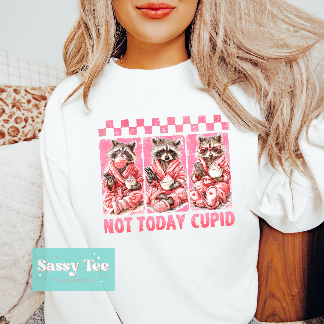 FERAL NOT TODAY CUPID RETRO CHECKERS **Preorder/Restock Ships in 5-10 biz days**