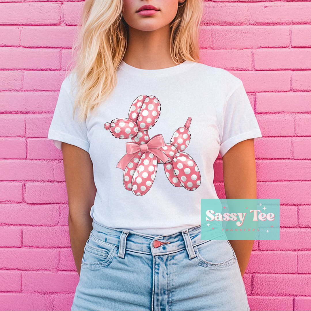 BALLOON DOG PINK DOTS **Preorder/Restock Ships in 5-10 biz days**