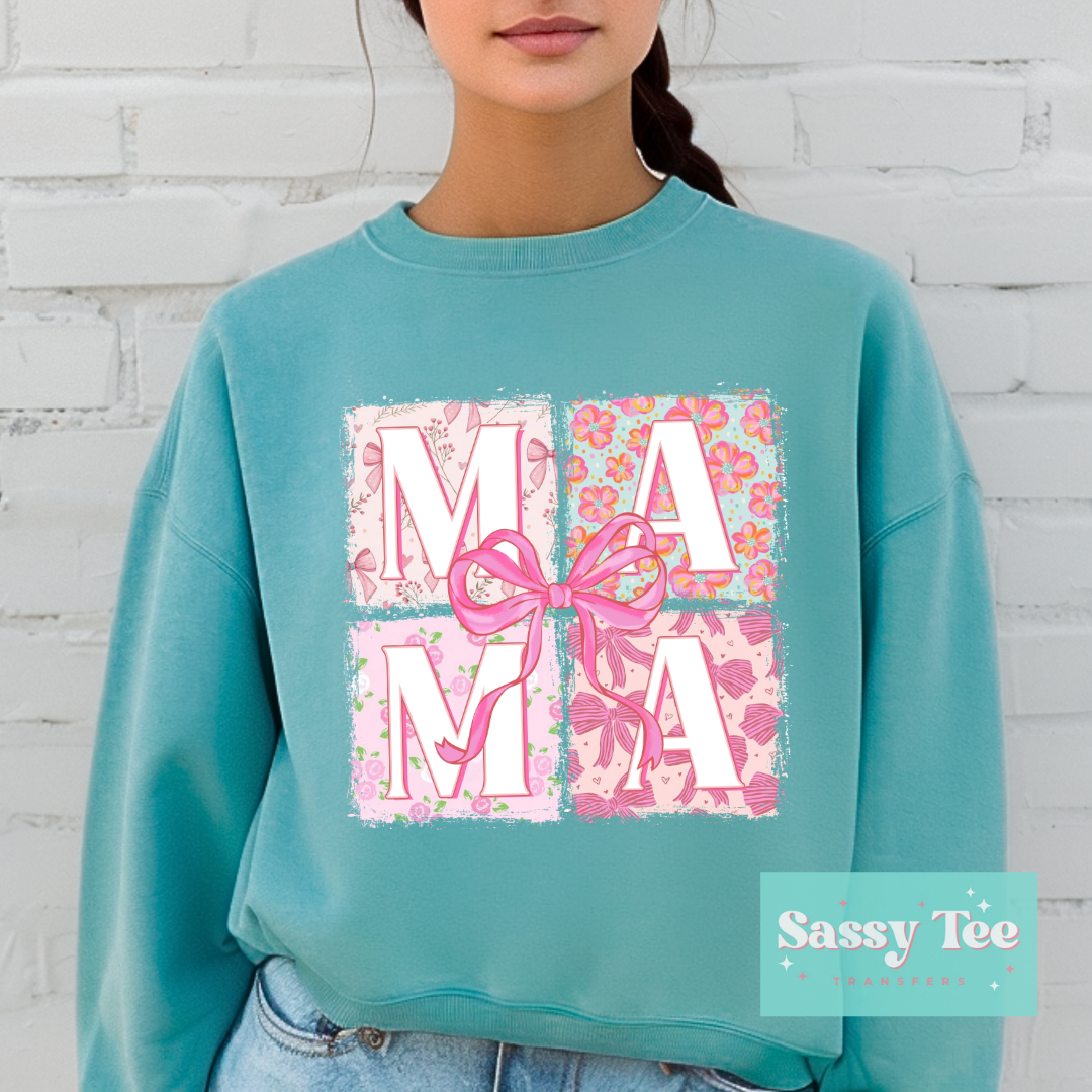 MAMA MINT PINK FLORAL COQUETTE