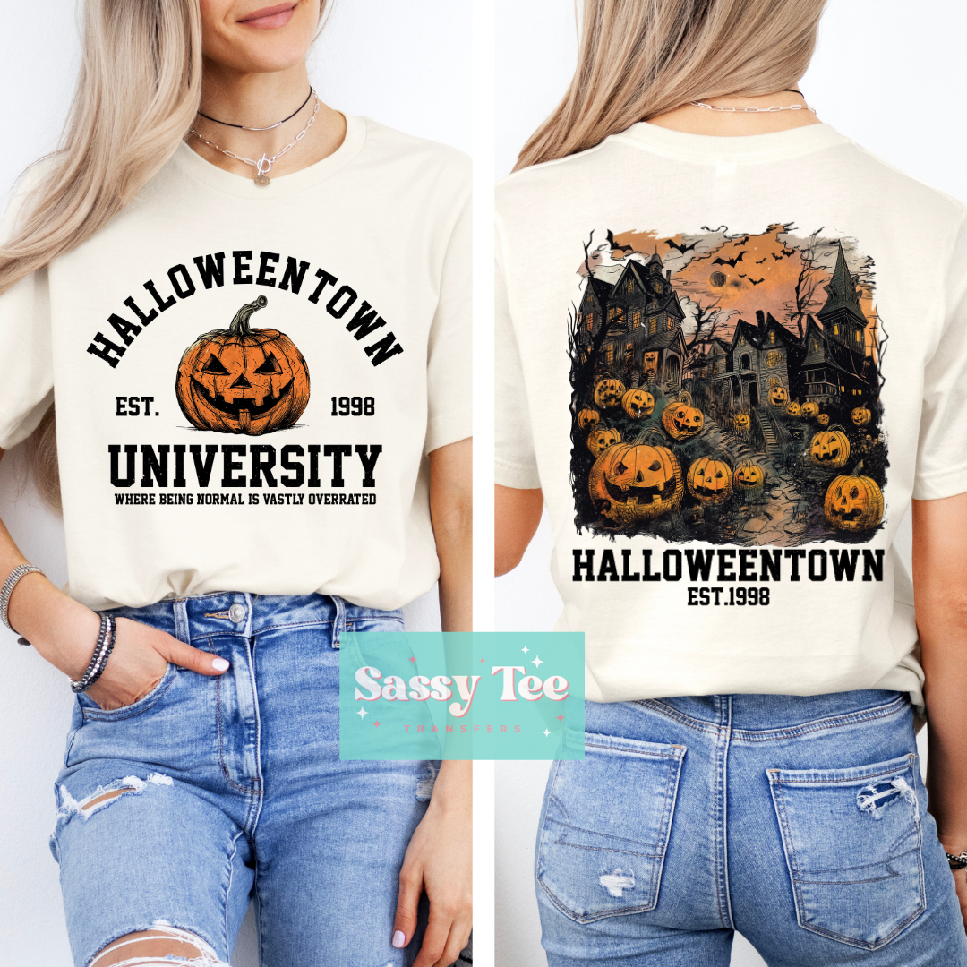 HALLOWEEN UNIVERSITY Front + Back options **Preorder/Restock Ships in 5-10 biz days**