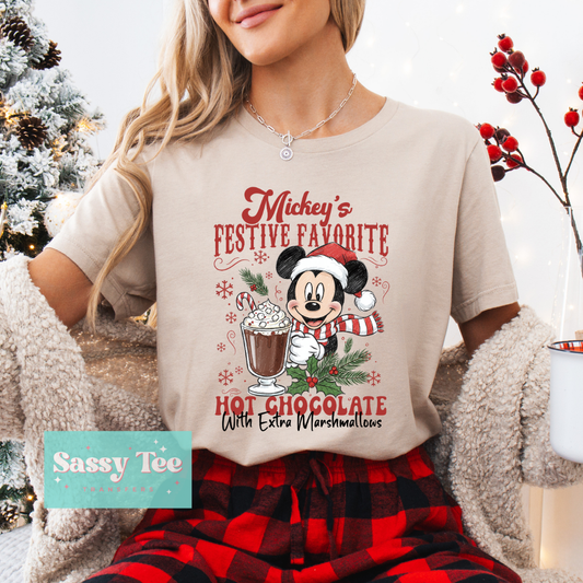 MOUSE FESTIVE FAVORITE HOT CHOCOLATE **Preorder/Restock Ships in 5-10 biz days**