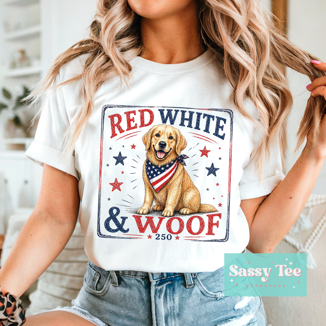 RED WHITE & WOOF DOG USA **Preorder/Restock Ships in 5-10 biz days**