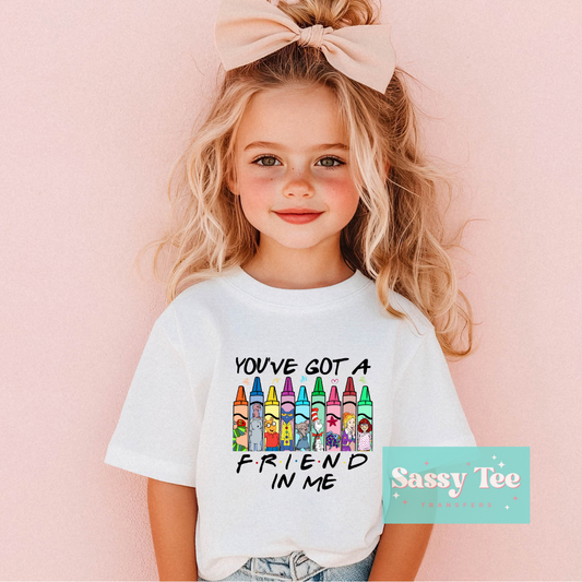 YOU'VE GOT A FRIEND IN ME CRAYONS Kids **Preorder Ships in 5-10 biz days**
