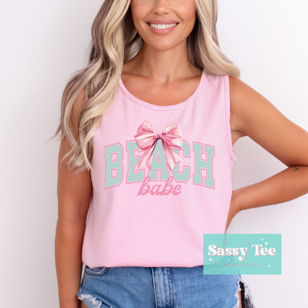 BEACH BABE COQUETTE PINK BOW