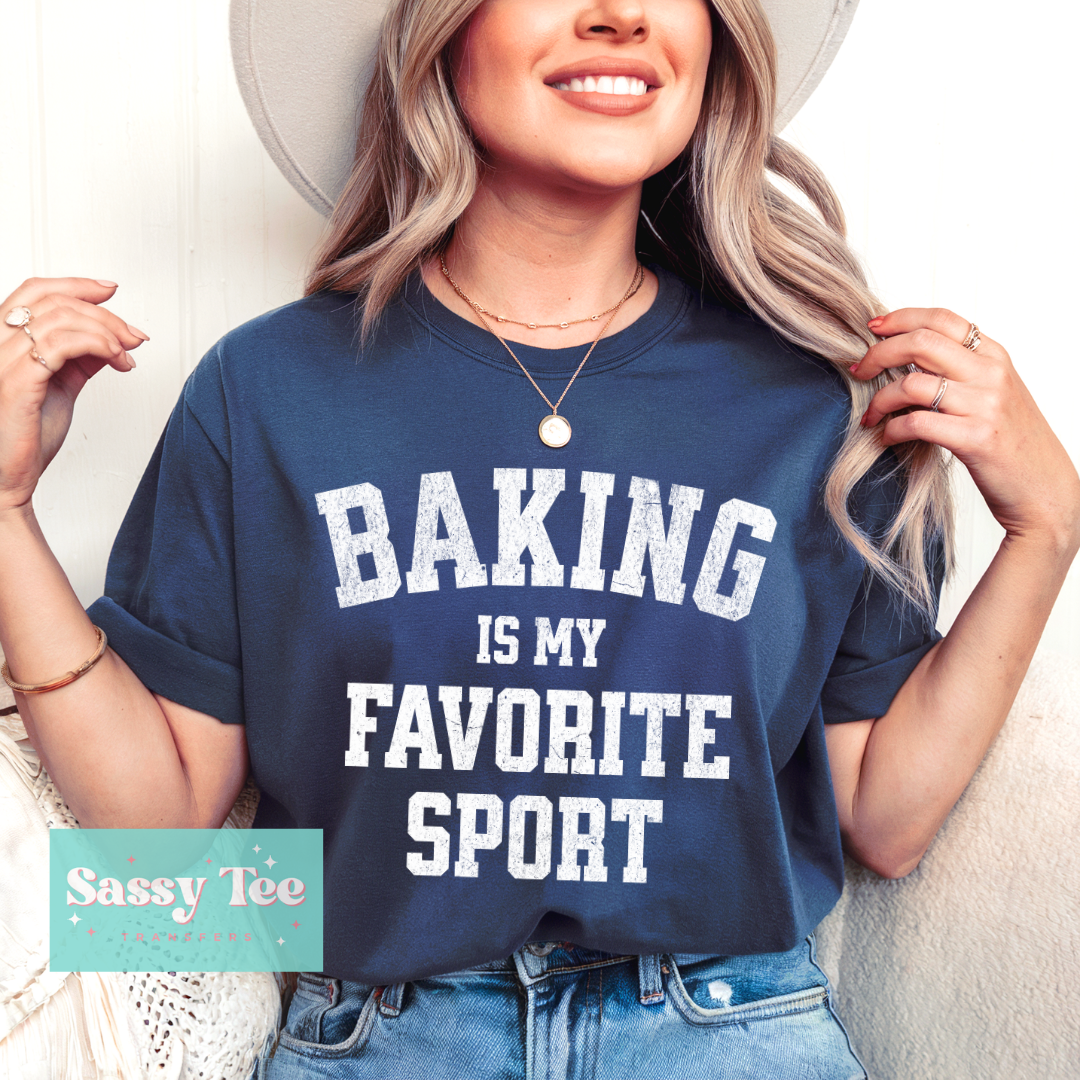 BAKING IS MY FAVORITE SPORT **Preorder/Restock Ships in 5-10 biz days**