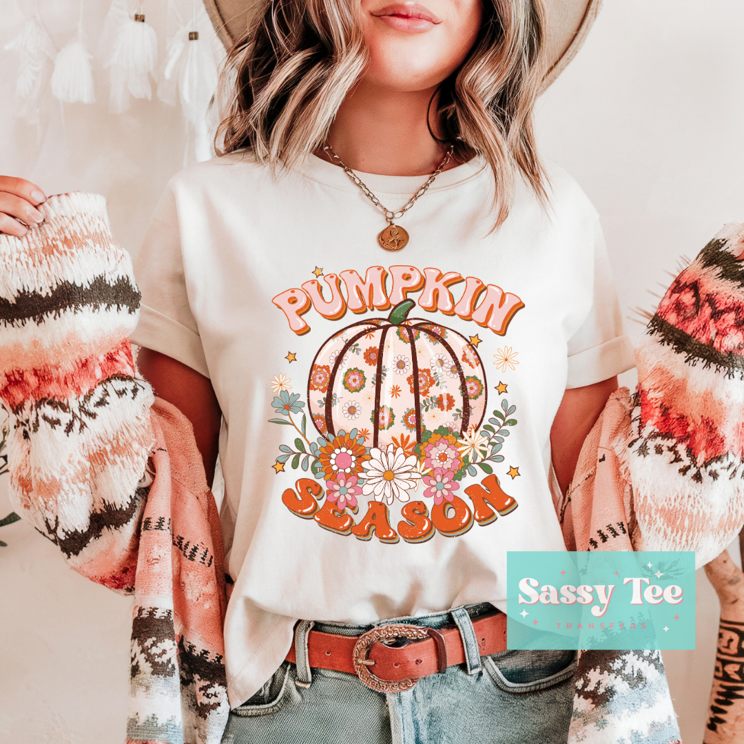 PUMPKIN SEASON RETRO FLORAL **Preorder/Restock Ships in 5-10 biz days**