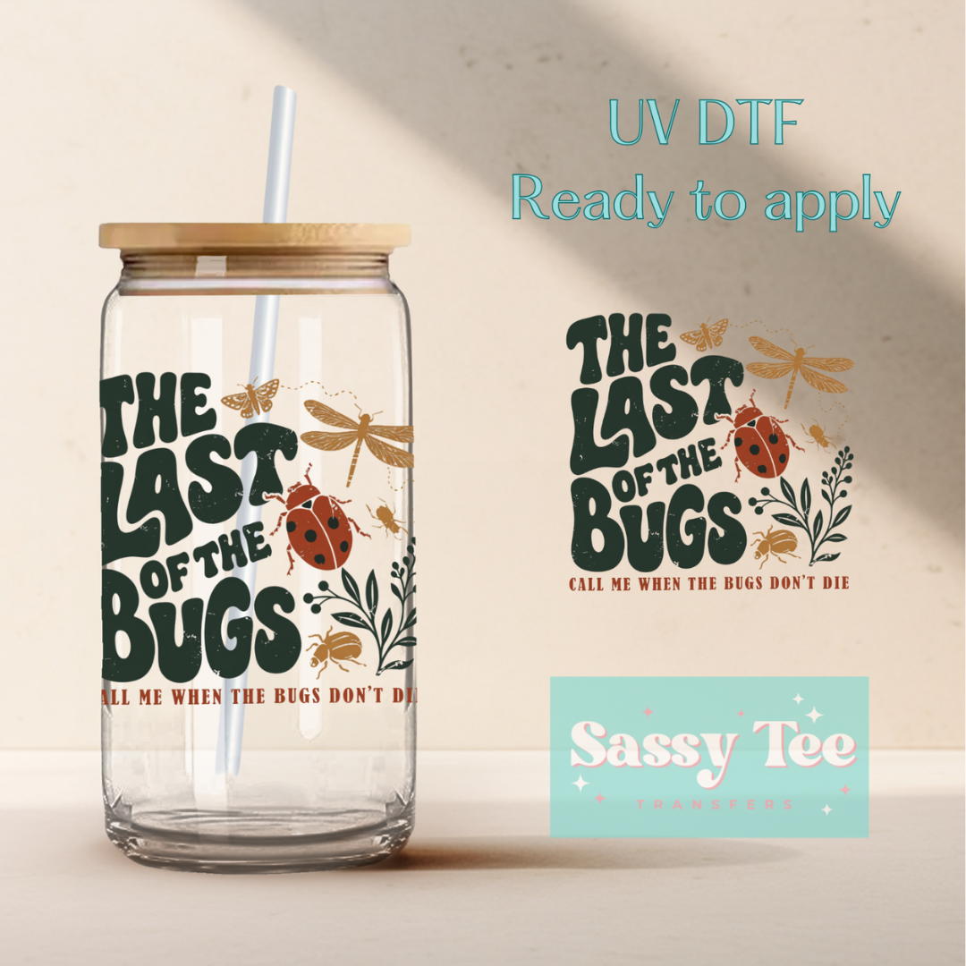 NOAH K THE LAST OF THE BUGS VINTAGE *DOUBLE SIDED* UV DTF CUP WRAP **Preorder/Restock Ships in 5-10 biz days**