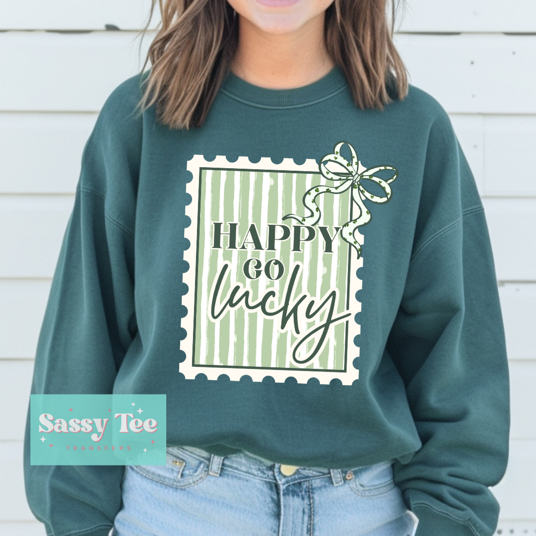 HAPPY GO LUCKY STAMP **Preorder/Restock Ships in 5-10 biz days**