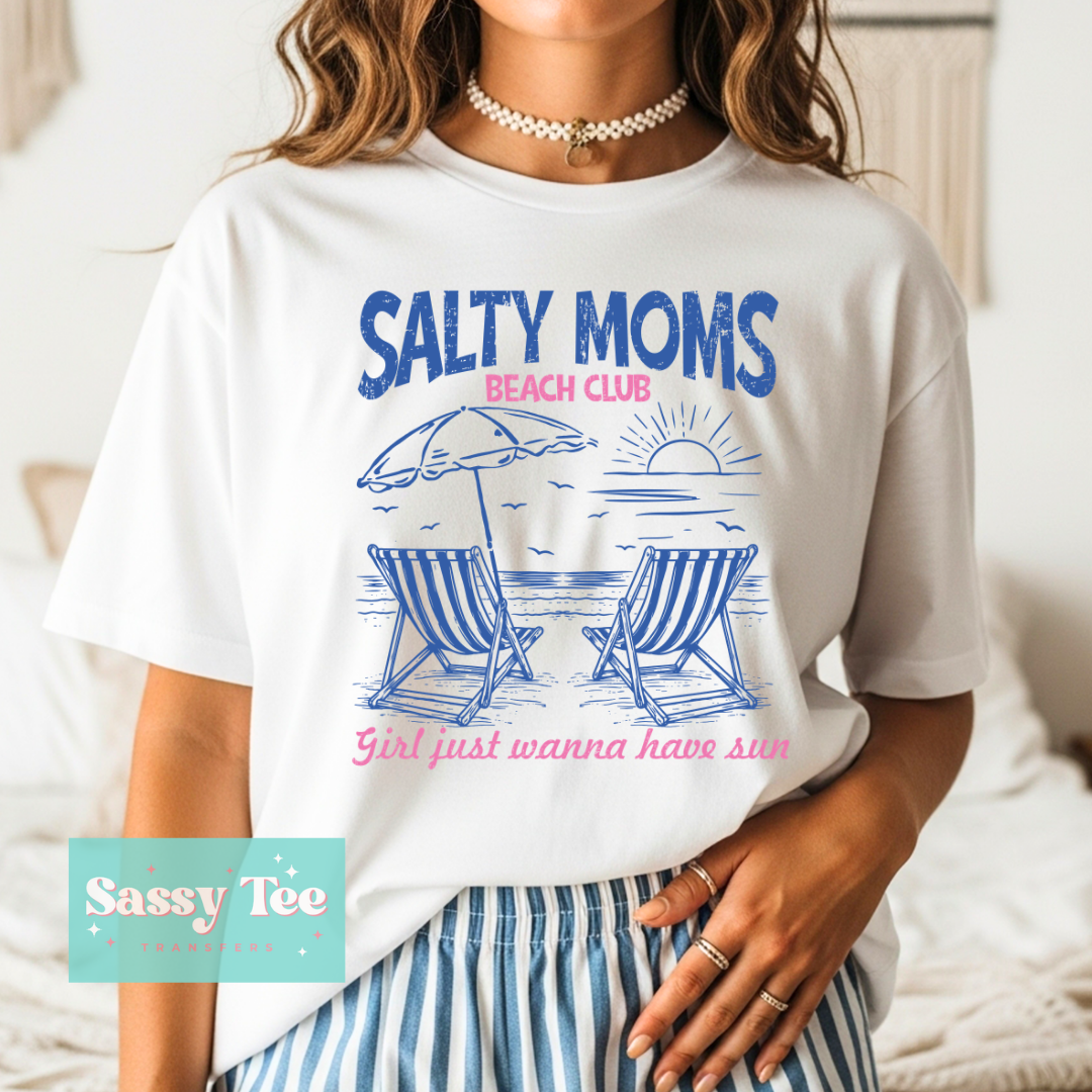 SALTY MOMS BEACH CLUB PINK BLUE **Preorder/Restock Ships in 5-10 biz days**
