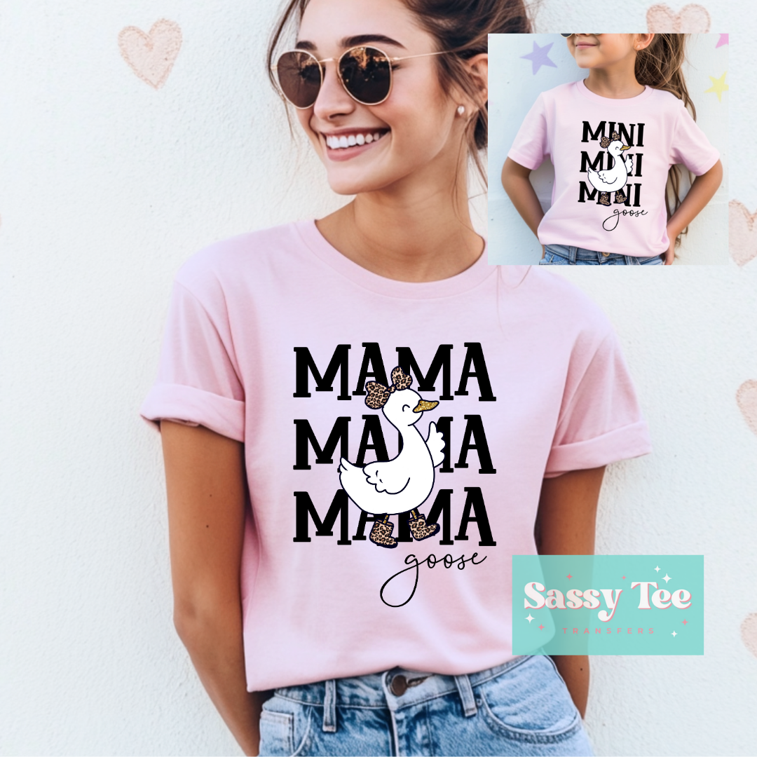 MAMA GOOSE MINI GOOSE Adult/Kid options **Preorder, Ships in 5-10 biz days**