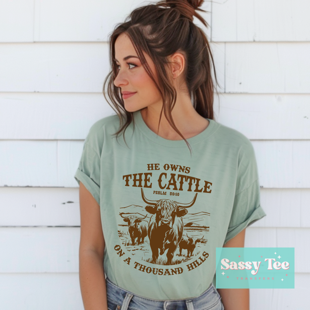 HE OWNS THE CATTLE ON A THOUSAND HILLS