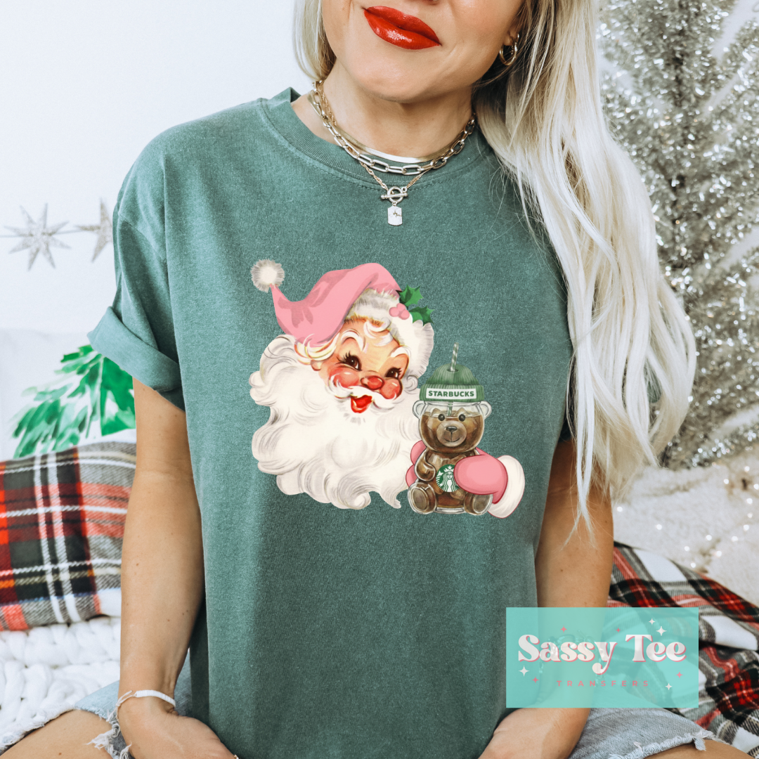 BEARISTA SANTA PINK **Preorder/Restock Ships in 5-10 biz days**