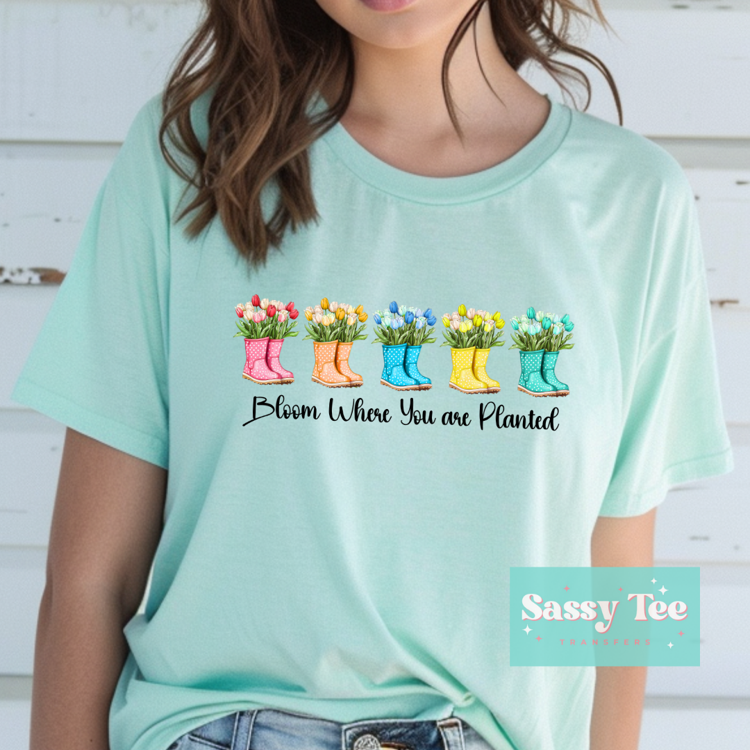 BLOOM WHERE PLANTED FLOWER BOOTS **Preorder Ships in 5-10 biz days**